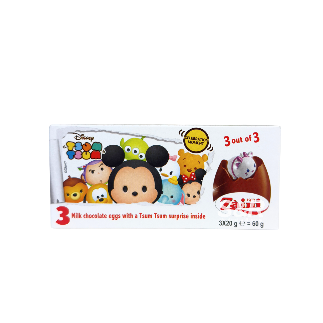 Zaini Disney Tsum Tsum Milk Chocolate Eggs 60g Zaini Disney Tsum Tsum Milk Chocolate Eggs 60g